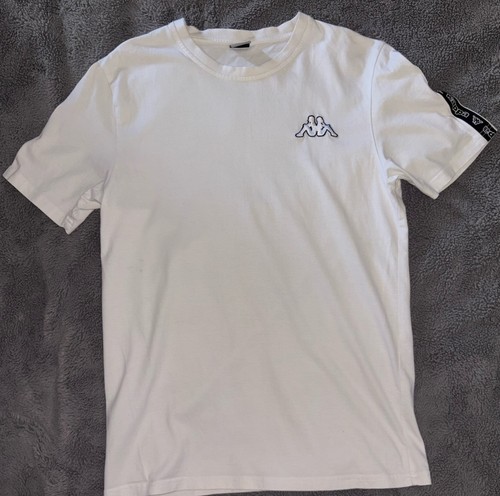 Men white kappa crew neck - kappa,
